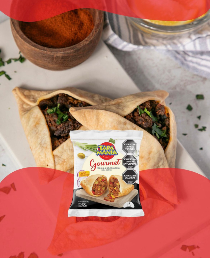 Bilde av TAPAS DE EMPANADA GOURMET HORNO/FREIR 400G 13 CM.