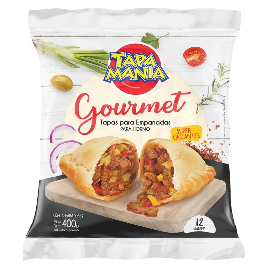Bilde av TAPAS DE EMPANADA GOURMET HORNO/FREIR 400G 13 CM.