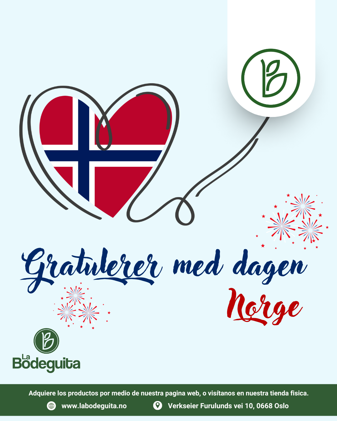 Gratulerer med dagen Norge