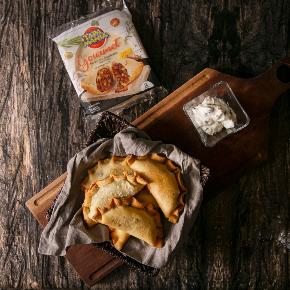 Bilde av TAPAS DE EMPANADA GOURMET HORNO/FREIR 400G 13 CM.