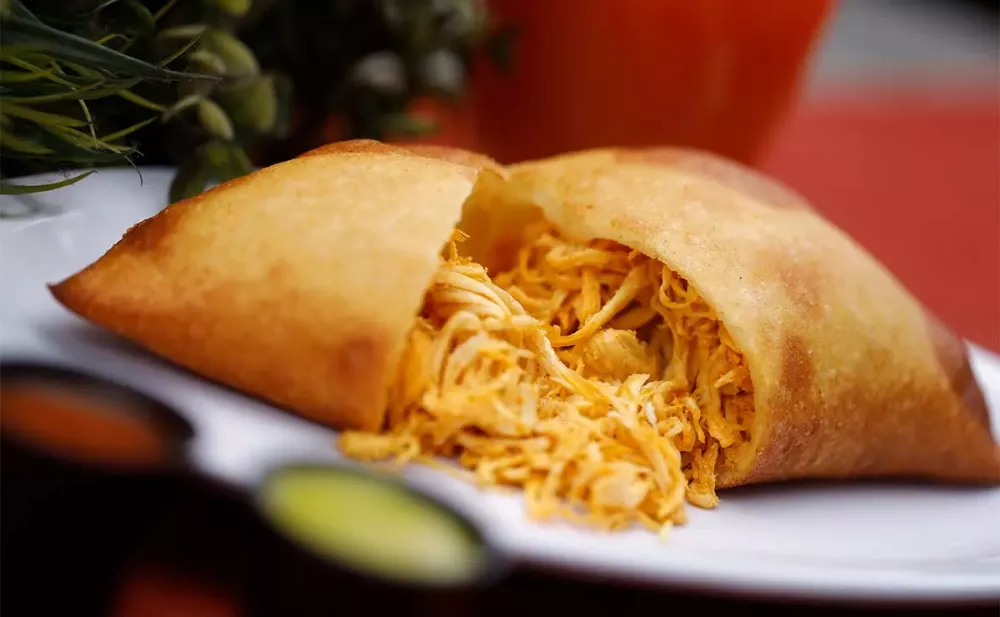 Bilde av EMPANADA MAIZ / TRIGO, POLLO MECHADO GOYA, 4 stk 460g